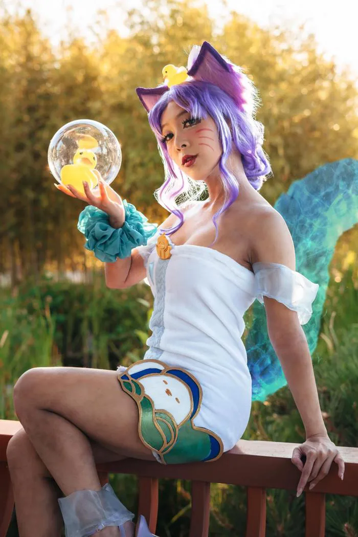 Cosplay Print of Spirit Blossom Springs Ahri Cosplay - Etsy Australia