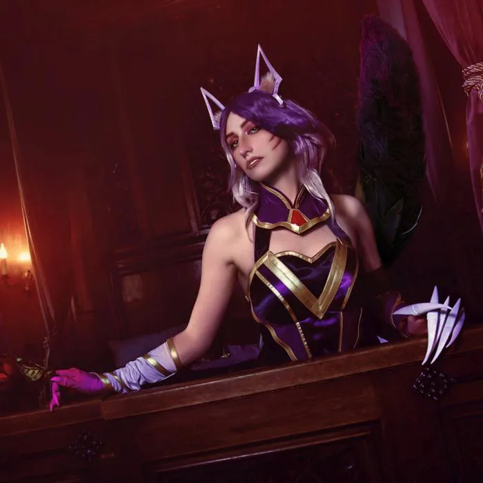 Coven Ahri cosplay costume full League of Legends Cosplay – Two Moons Workshop