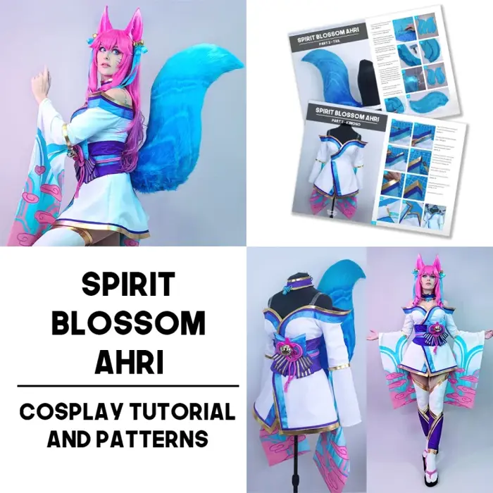 Spirit Blossom Ahri (League Of Legends) Cosplay Tutorials & Patterns - (DIGITAL DOWNLOAD)