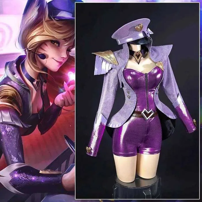 ♢ DHgate Popstar Ahri Cosplay Costume For Women Nine Tailed... For Anime Costumes