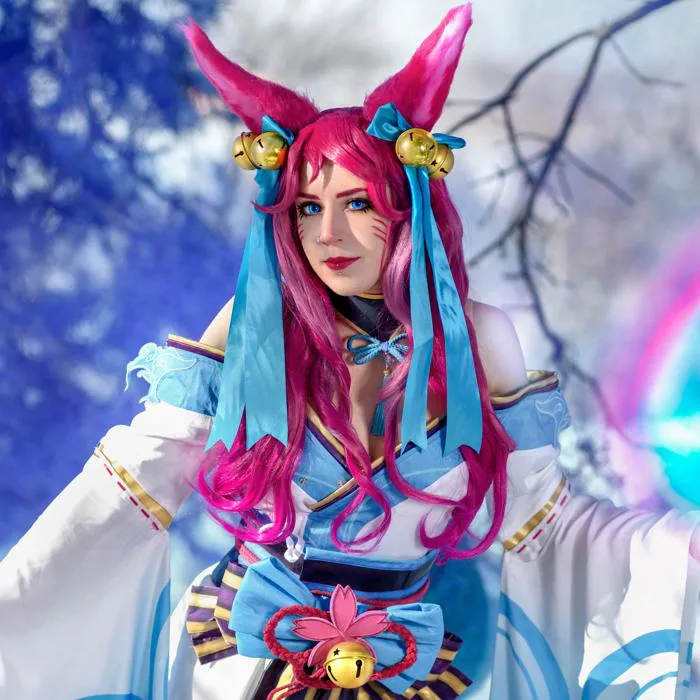 Spirit Blossom Ahri League of Legends Cosplay – Two Moons Workshop