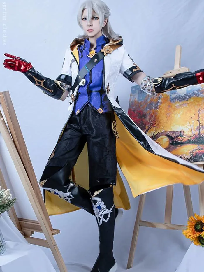 OSIAS Genshin Impact Albedo Cosplay Costume Albedo(S) : Amazon.es: Toys & Games