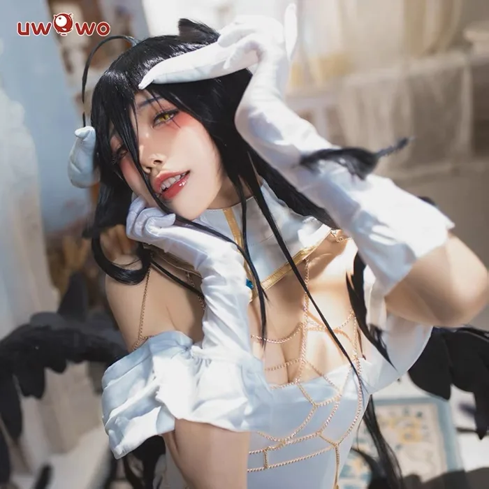 ORDER] Trang phục COSPLAY Albedo trong Overlord (kèm ảnh thật) | Shopee Việt Nam