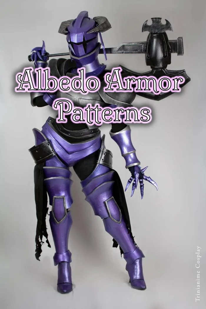 Albedo Armor Pattern (bundle) | Overlord Cosplay - Etsy