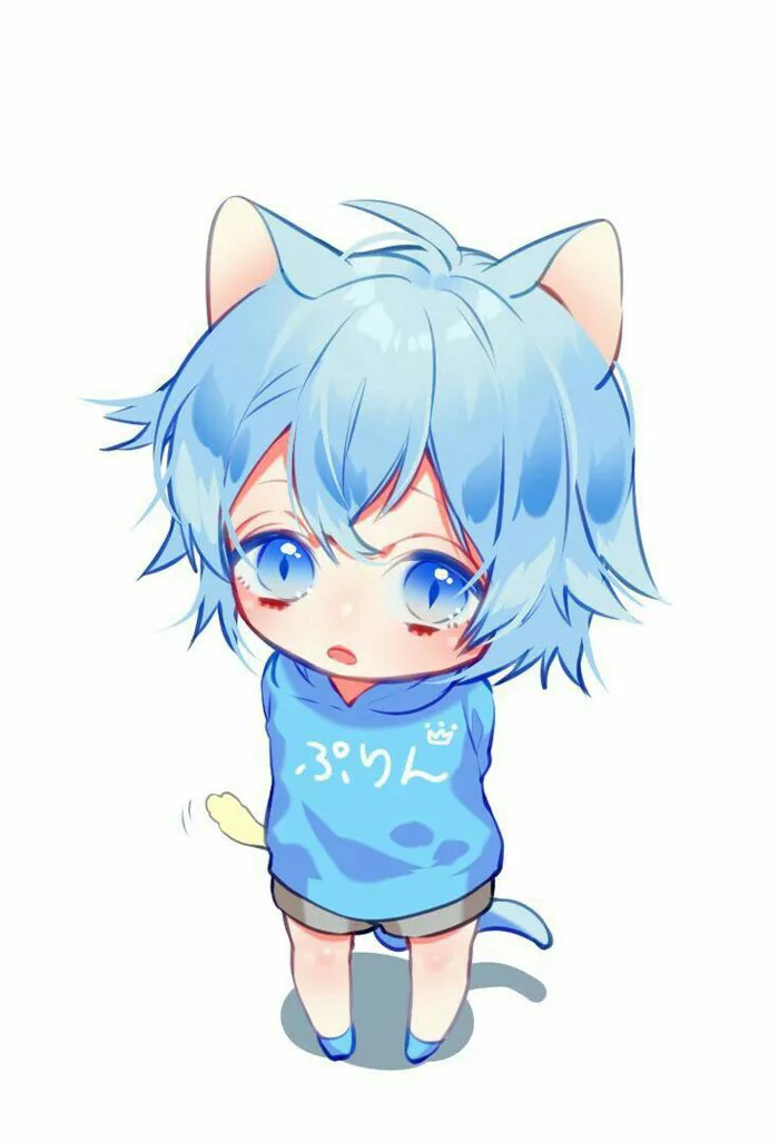 Blue boy chibi
