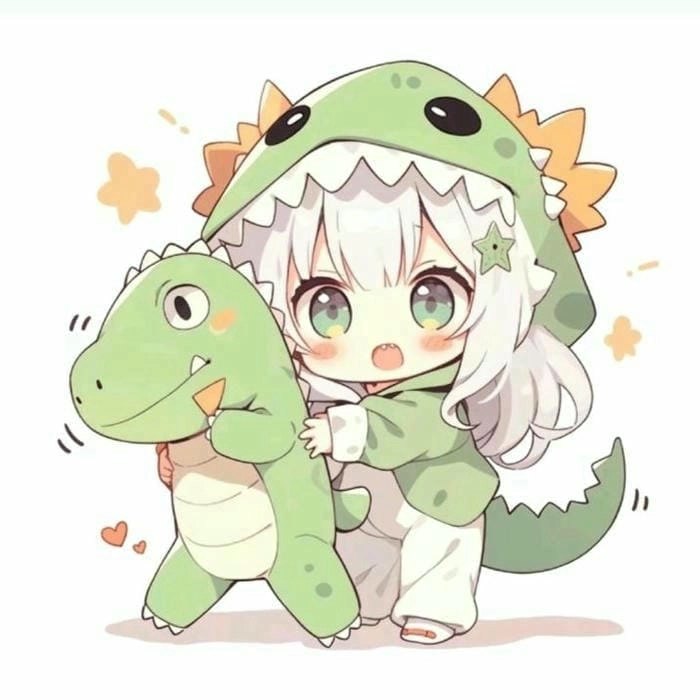 Tải ngay ảnh avatar cute girl chibi dễ thương nhất