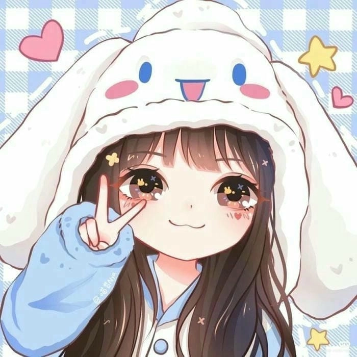Tải ngay ảnh avatar cute girl chibi dễ thương nhất