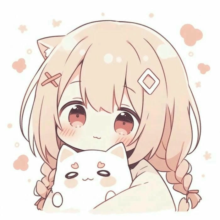 Tải ngay ảnh avatar cute girl chibi dễ thương nhất