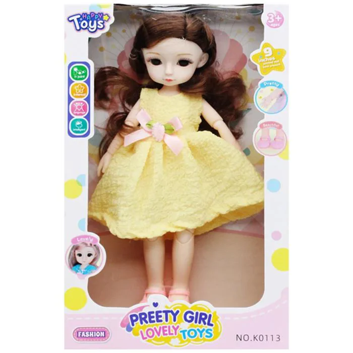 Đồ Chơi Búp Bê Chibi 9' Vàng Dịu Dàng K0113/YL