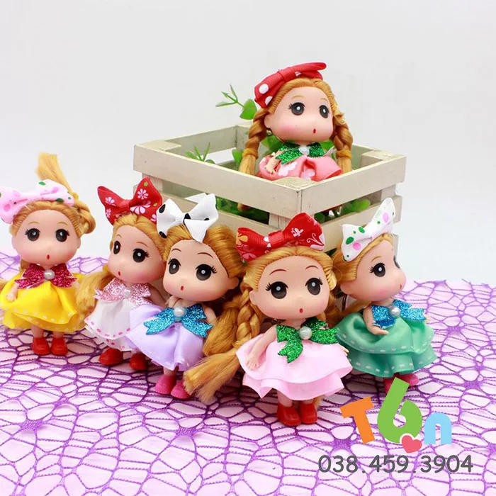 Móc khóa búp bê váy cưới
