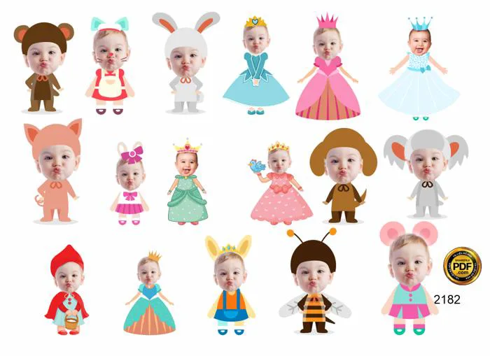 Vector sinh nhật chibi ghép hình bé gái file CDR | VIPcorel.com - Thư viện mẫu thiết kế đồ họa CorelDRAW (CDR). Vector sinh nhật chibi ghép hình bé gái file CDR | VIPcorel.com - Thư viện mẫu thiết kế đồ họa CorelDRAW (CDR).
