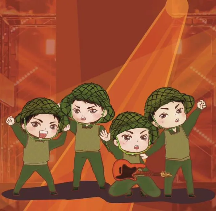 Top hình ảnh chú bộ đội chibi dễ thương, độc đáo, sáng tạo