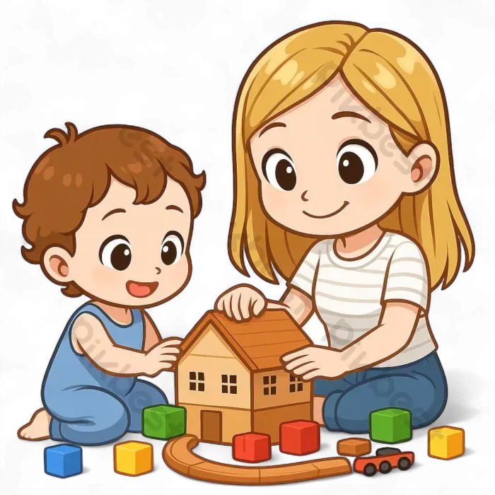 Tải miễn phí Chibi Mẹ Và Trẻ Mới Biết đi Chơi đồ Chơi Bằng Gỗ - Minh Họa 2D Dễ Thương Cho Trẻ Em PNG Nhiếp Ảnh | PNG chuyên nghiệp - Pikbest