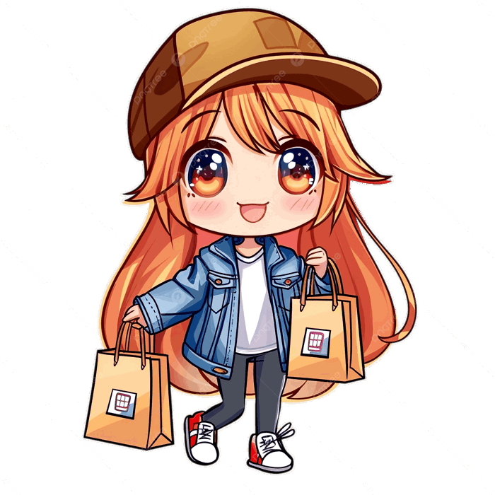 Hình ảnh Nhân Vật Chibi đi Mua Sắm PNG , Nhân Vật Chibi, Chibi Dễ Thương, Tính Cách PNG trong suốt và Vector để tải xuống miễn phí