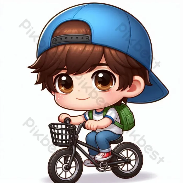 Tải miễn phí Cậu Bé Chibi đi Xe đạp Clipart Công cụ đồ họa | PNG chuyên nghiệp - Pikbest
