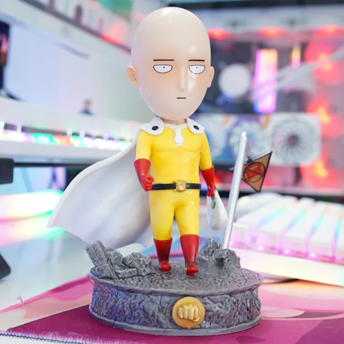 MÔ HÌNH SAITAMA CHIBI ĐI CHỢ 18CM