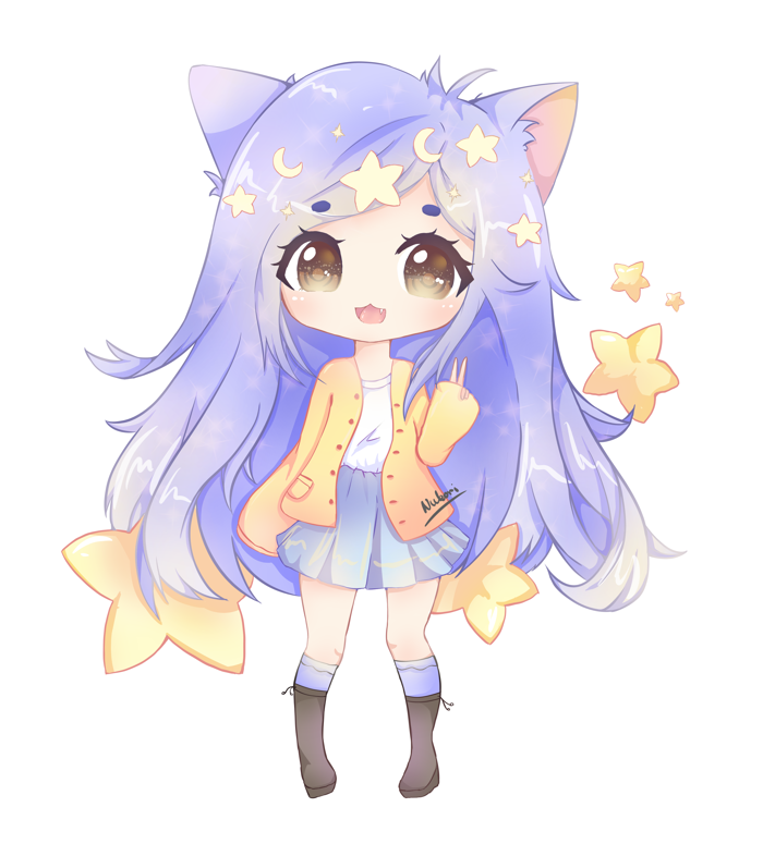 Chibi girl Nukori - Illustrations ART street
