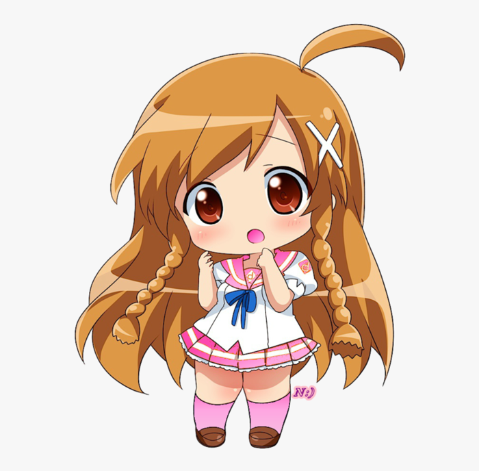Anime Chibi 2 - Chibi Anime Girl Png, Transparent Png , Transparent Png Image - PNGitem