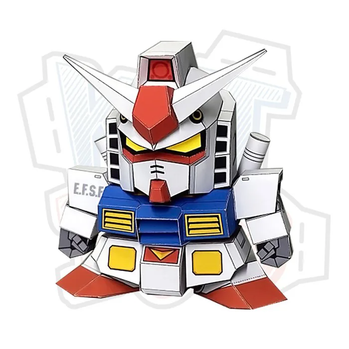 Mô hình giấy Robot chibi SD Gundam Mô hình giấy Robot chibi SD Gundam