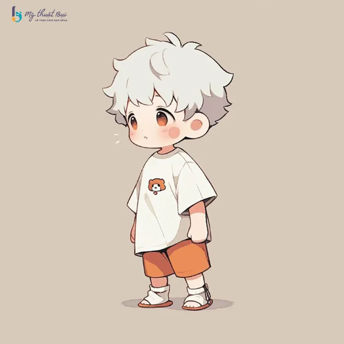 Hướng dẫn vẽ chibi nam dễ thương cute chỉ với 5 bước; +300 mẫu vẽ đẹp - Mỹ Thuật Bụi