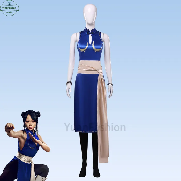 Street Fighter cosplay Mặc trang phục Chun-Li từ bộ phim hành động trực tiếp của Street Fighter cosplay Trang phục nhân vật anime hai chiều Phục hồi hoàn hảo | Shopee Việt