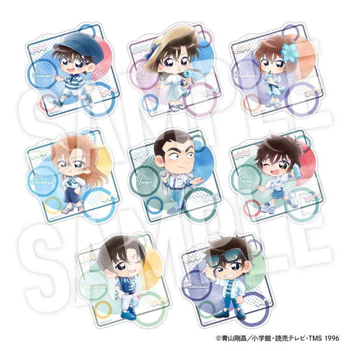 Clear Sticker Chibi Ver Seaside [T4/2026] – FDCV Shop – Thám tử Conan