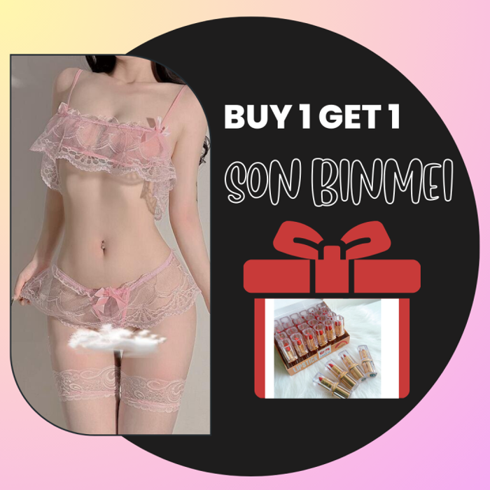 HCM - Tặng Son] Váy Ngủ Cosplay Bikini Ren Lưới Xuyên Thấu Quần Lọt Khe Gợi Cảm | Lazada Việt Nam