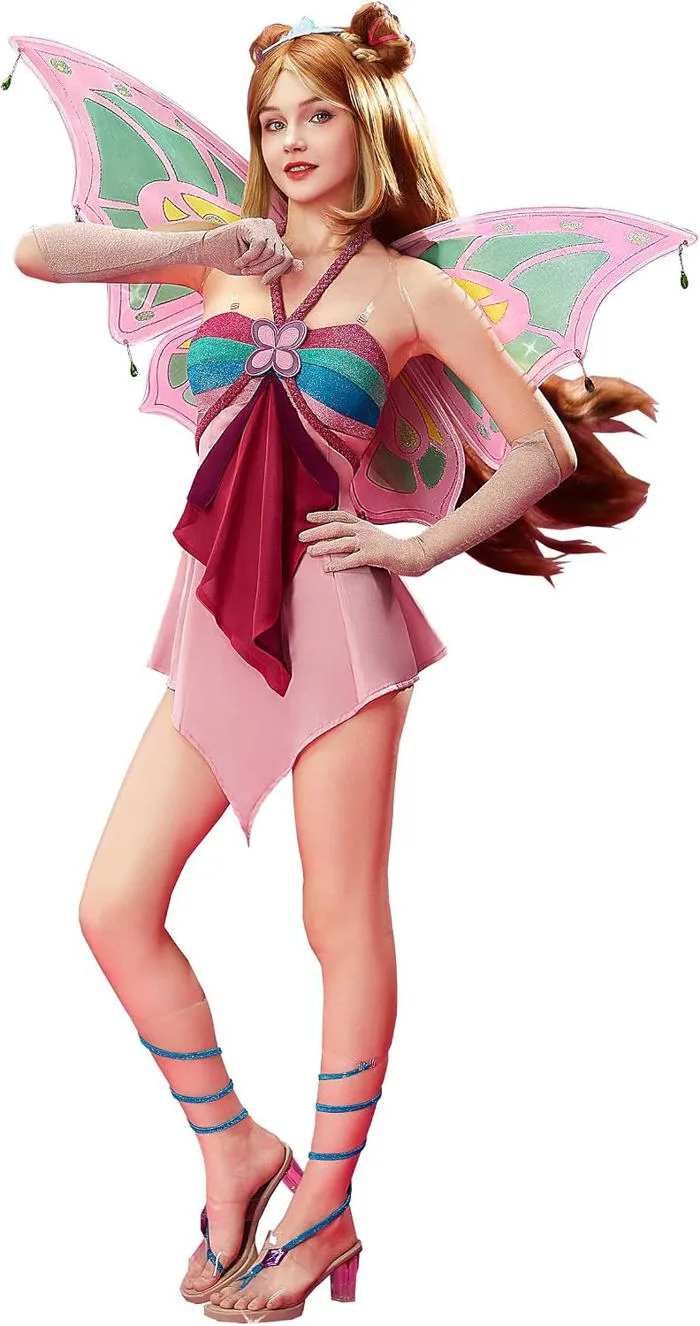 Micotaku Winx Club Enchantix Flora Women's Cosplay Vietnam | Ubuy