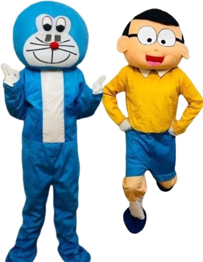 Buy Nobitta & Doraemon Combo Mascot Costume Set – Perfect for Parties, Cosplay, and Events (Adult Size 5.8 Feet XL) Online at Low Prices in India - Amazon.in