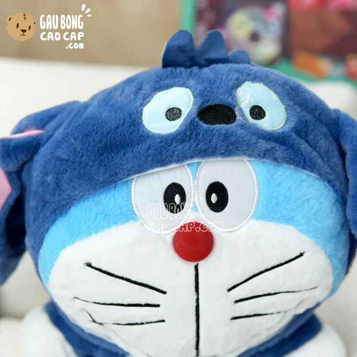 Gấu Bông Doremon cosplay Stitch Xanh - Shop Gấu Bông Doremon - gaubongcaocap.com