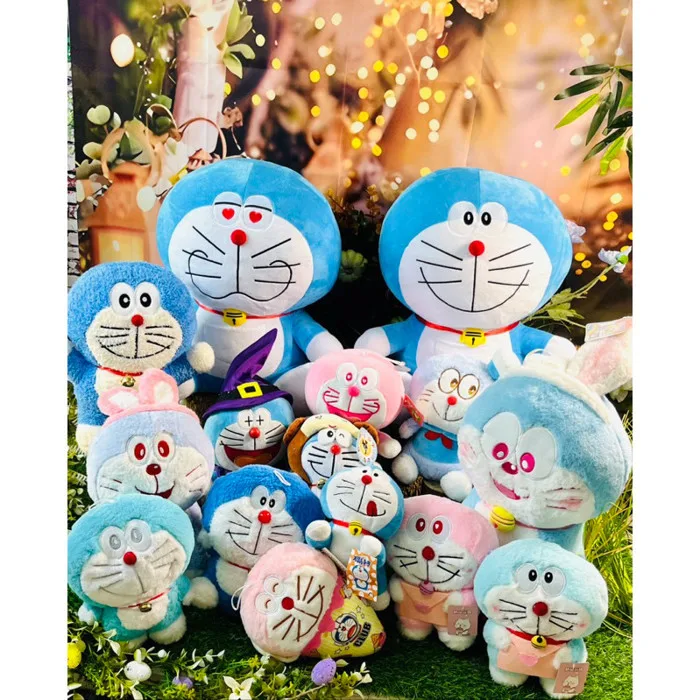 [QUÀ TẶNG NGẪU NHIÊN] Đồ chơi gấu bông Doraemon cosplay siêu xinh