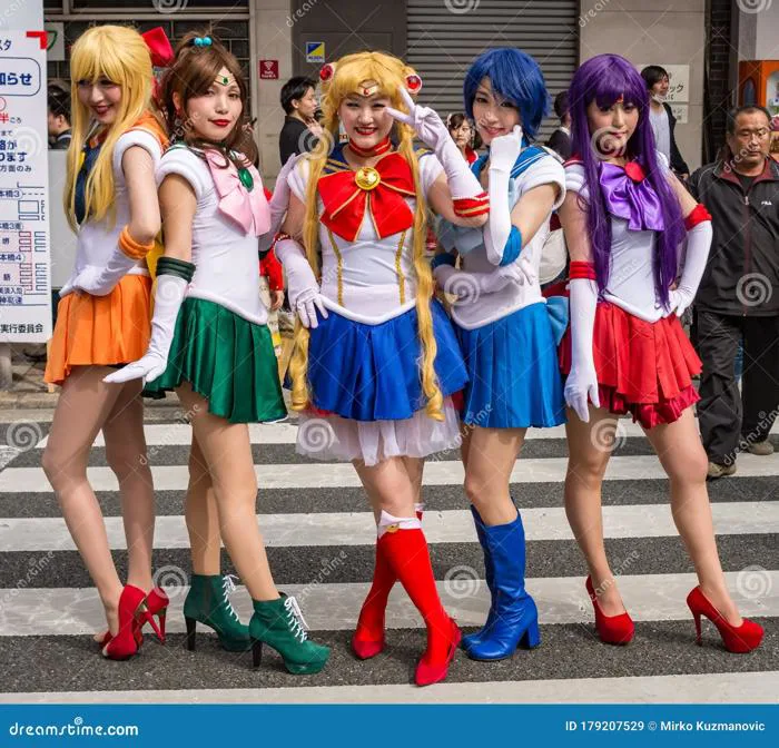 Nipponbashi Street Festa Cosplay Festival in Osaka, Japan Editorial Stock Image - Image of female, electric: 179207529