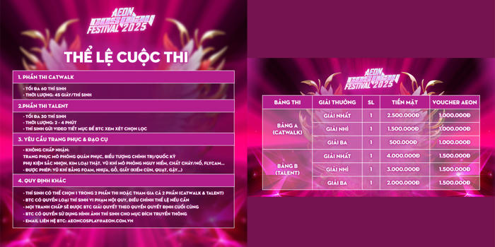 AEON COSPLAY FESTIVAL 2025: RỰC RỠ SẮC MÀU, BÙNG NỔ SÁNG TẠO - AEON Vietnam Corporate