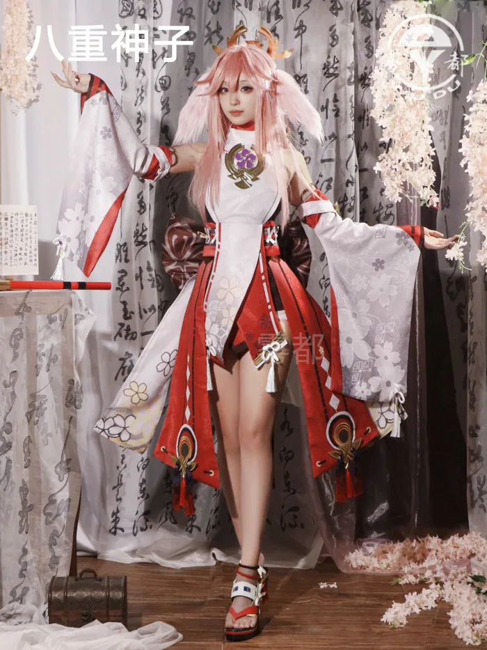 Genshin Impact: Yae Miko Original Design Cosplay – Min Cosplay Store