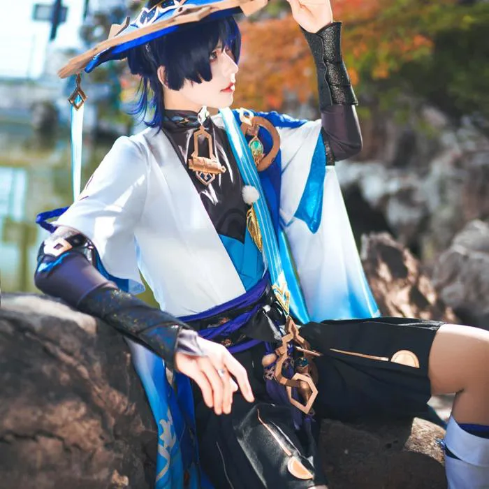 Game Genshin Impact Wanderer Cosplay Costumes For Sales – Cosplay Clans