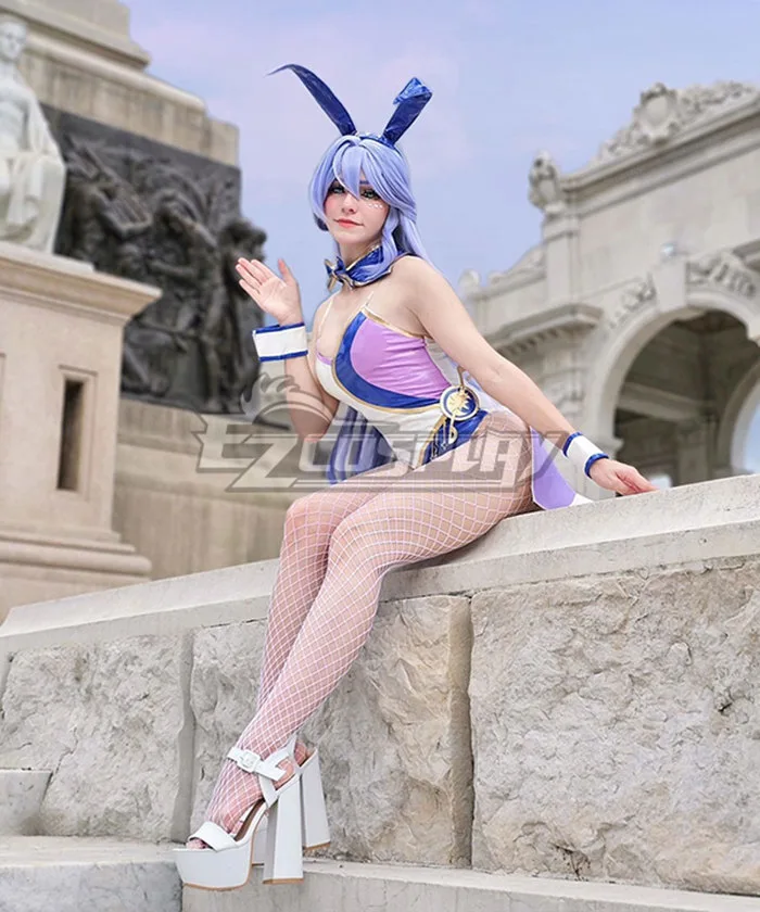 EZcosplay Original Design Honkai: Star Rail Robin Bunny Girl Cosplay Costume
