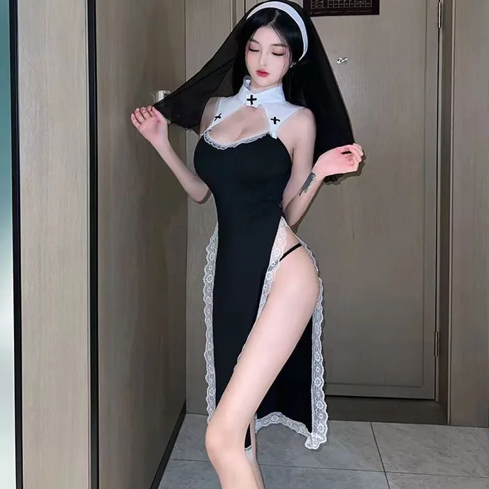 Bộ cosplay nữ tu sĩ gợi cảm MS2316 | Shopee Việt Nam