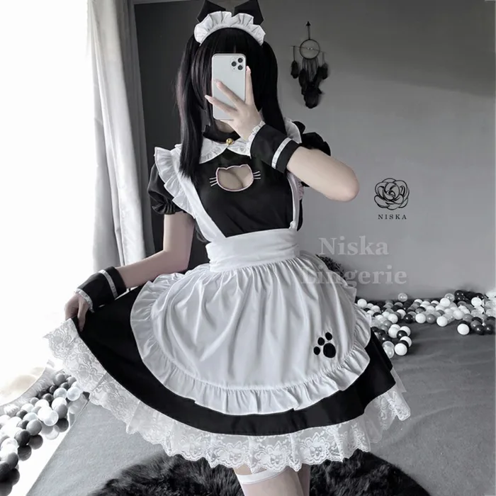 Cosplay Hầu Gái X Cosplay Mèo Cao Cấp - Mã C364 - Niska Lingerie