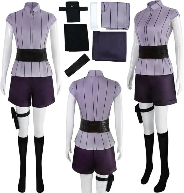 Buy FMPVDI Hyuga Hinata Costume Outfit Hinata Cosplay Costume Uniform Full Set Women Halloween Online at Low Prices in India - Amazon.in