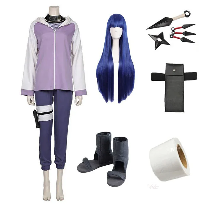 Mua Hinata Hyuga Hinata Cosplay Costume Halloween Christmas Party Anime Costume Outfit Set Style (01, S) trên Amazon Nhật chính hãng 2026 | Fado