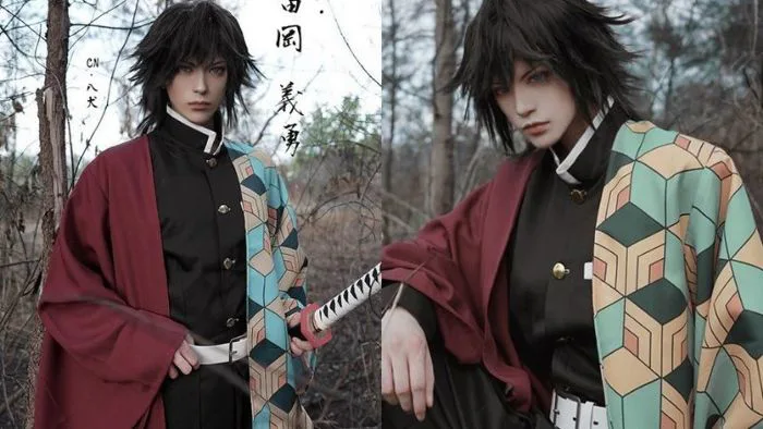Loạt ảnh cosplay Thủy Trụ Giyuu trong Kimetsu no Yaiba phiên bản soái ca bước ra