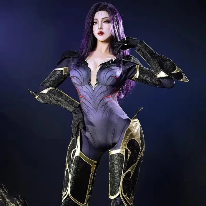 Liên minh anh hùng lý tưởng LOL Con gái của hư không Kasha cos mặc bộ đầy đủ cosplay | Shopee Việt Nam