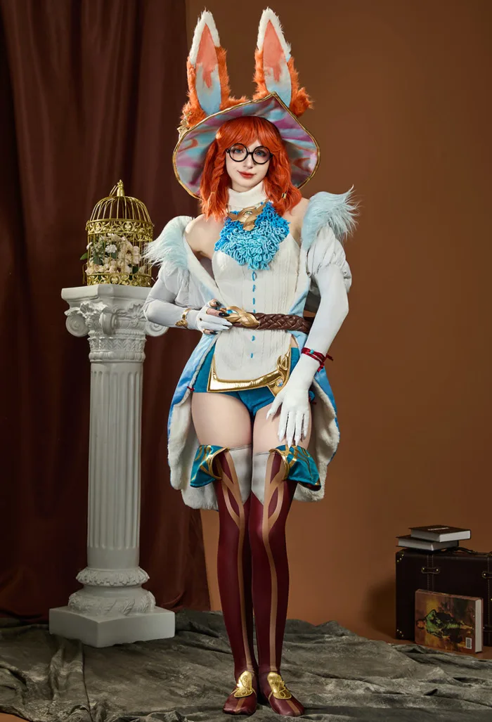 Aurora Costume- Sweater Jacket Set with Pants and Ears LOL Cosplay | Top Quality Outfits for Sale