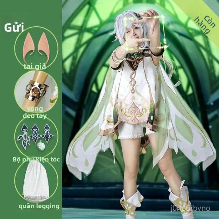Bộ trang phục cosplay Nahida Genshin Impact loli dễ thương full phụ kiện đi chơi anime | Shopee Việt Nam