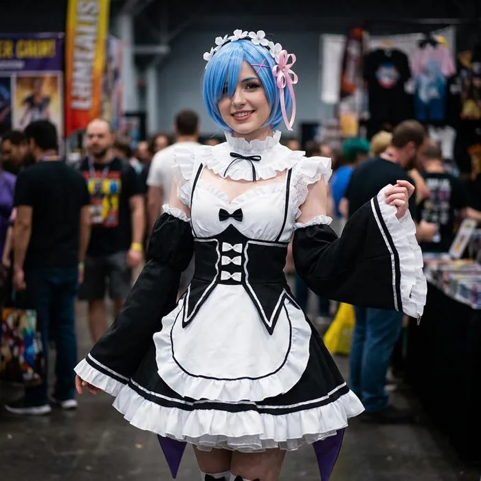 Mua Ainiel Valentines Day Outfit Women Anime Cosplay Lolita Fancy Dress Maid Dress With Socks Headwear Sets trên Amazon Mỹ chính hãng 2026 | Fado