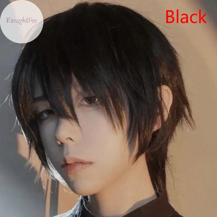 K2nightFee Nam Anime Cosplay Tóc Giả Nam Ngắn Thẳng Trang Phục Tổng Hợp Nguyên Nhân Tóc Giả Chịu Nhiệt Tổng Hợp Da Đầu Tóc VN | Shopee Việt Nam