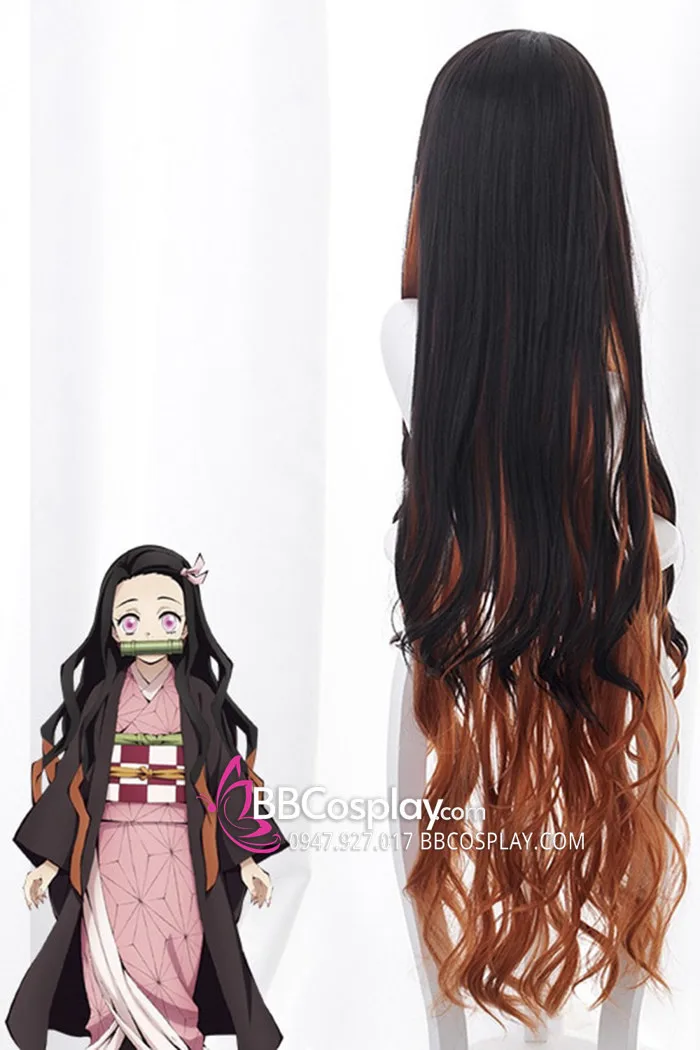 Bán Tóc Giả Cosplay Nezuko Đẹp Tại HCM, Giao Hàng Toàn Quốc