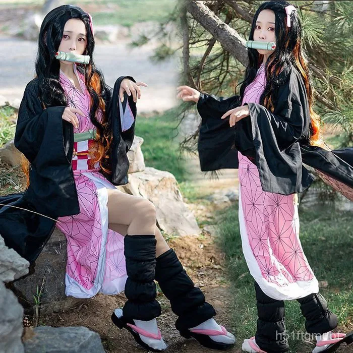 Bo Trang Phuc Cosplay Nezuko Kimetsu No Yaiba Sieu Thom Ngon Dam Da An Lien Cuc Da