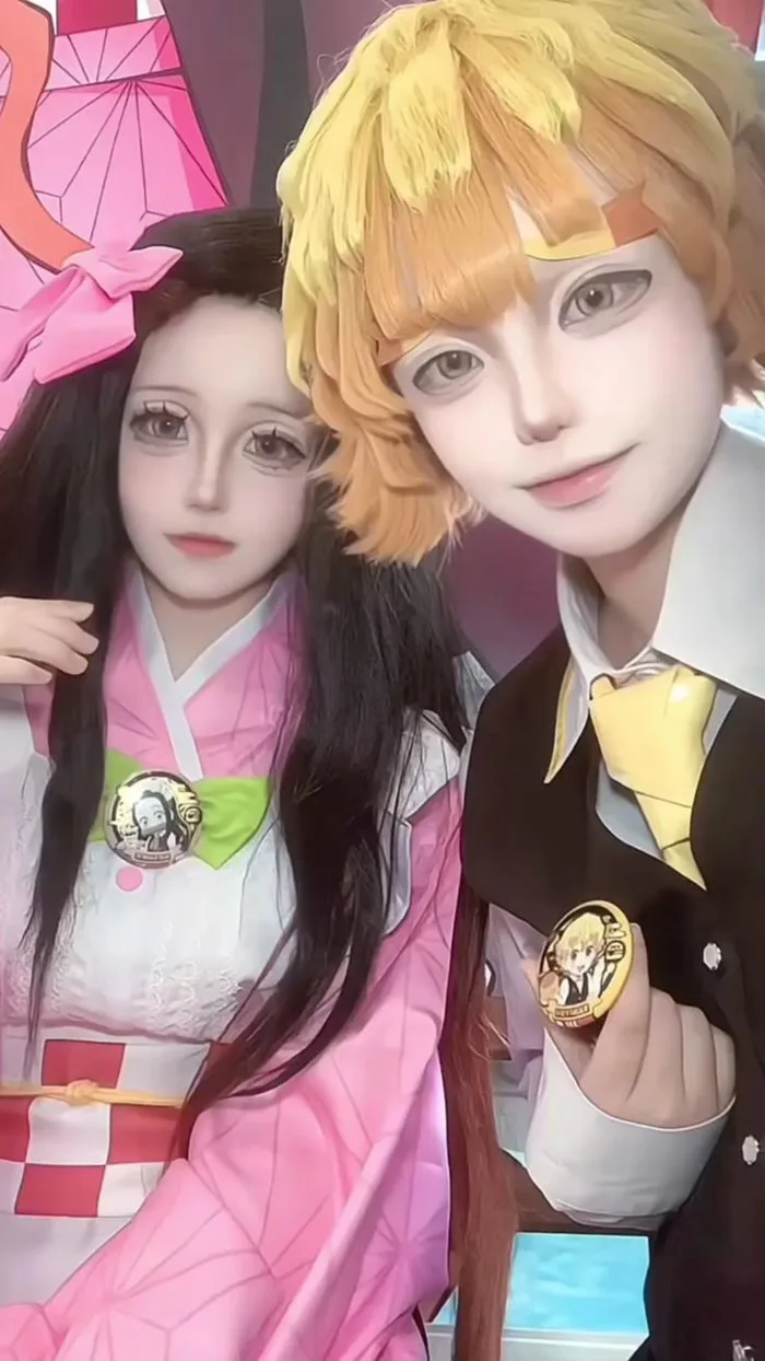 zenitsu × nezuko cosplay