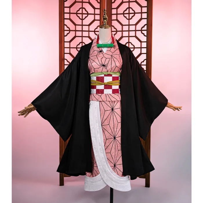 [order] Trang phục Nezuko Kamado đồ cosplay Kimetsu no Yaiba